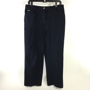 Navy Blue Saint John Pants, size 12, $40